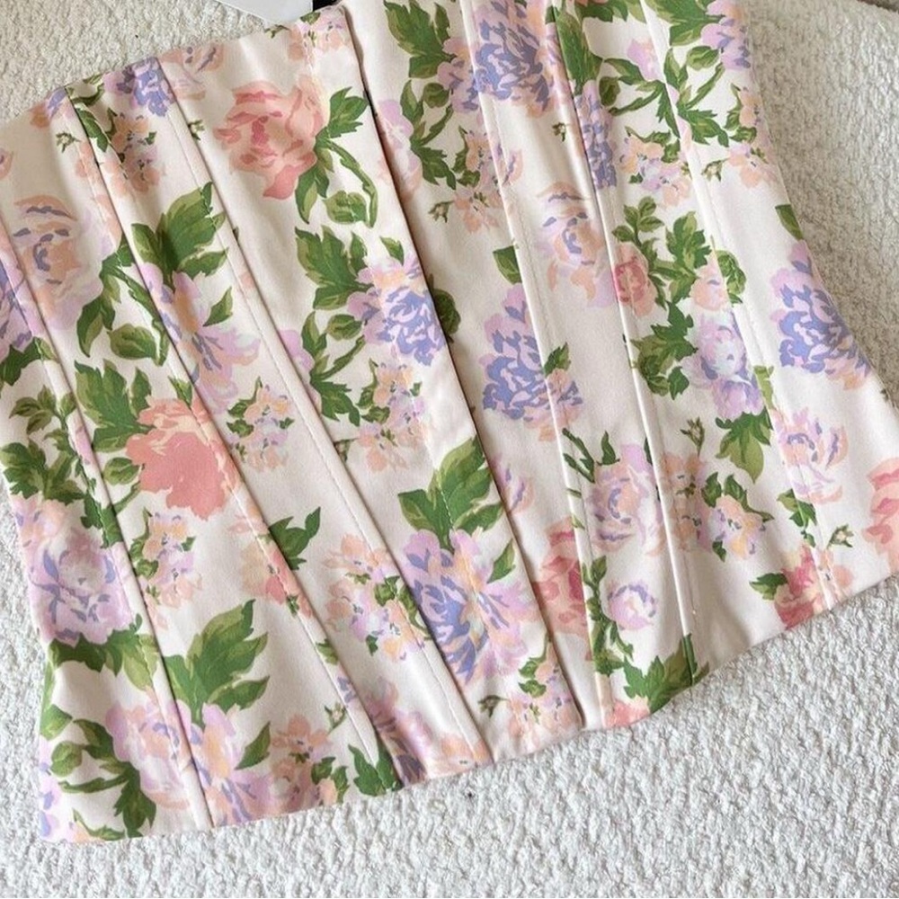 Floral Corset Top